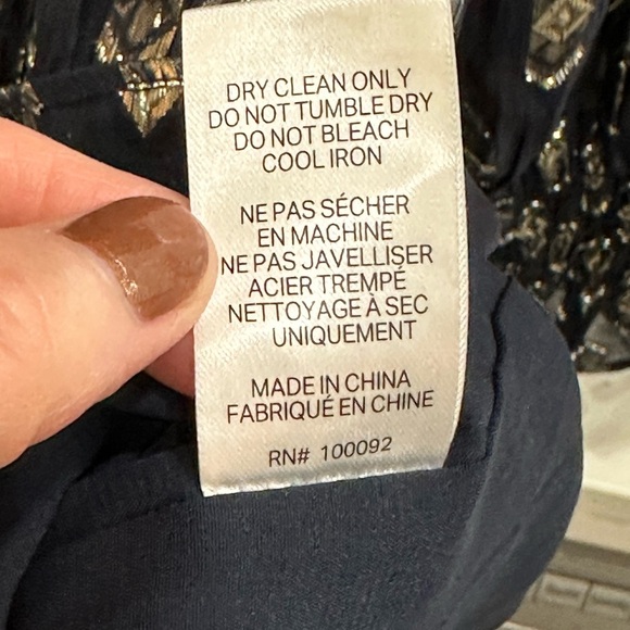 LoveShackFancy Scarlett navy mini dress M - Picture 10 of 10